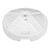 Pre-Filled Concrete Umbrella Base - White